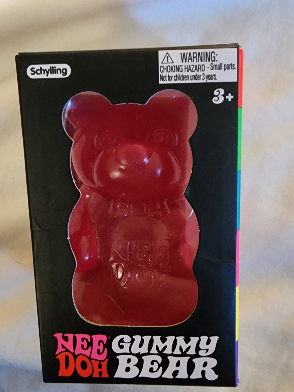 New Nee Doh Gummy Bear Toy - Red